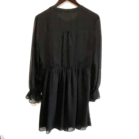 Boden size 12 black dress, Wednesday Addams vibes - Picture 2 of 4